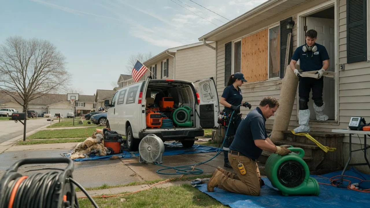 Water Damage Restoration in Mansfield, IL near me